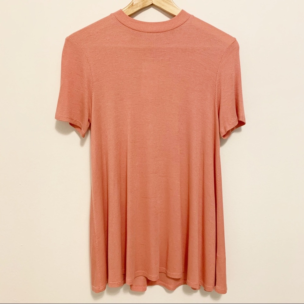 NEW Nordstrom Ten Sixty Sherman Dusty Pink Basic Top Medium
